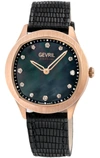 Gevril Morcote Diamond Mother Of Pearl Dial Ladies Watch 10057 In Gold