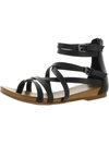 Style & Co Chelseaa Gladiator Flat Sandals, Created For Macy's In Black