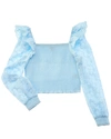 Design History Top In Blue