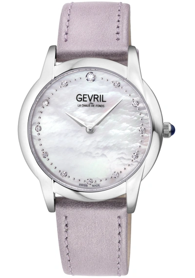 Gevril Airolo In Blue / Mop / Mother Of Pearl / Purple
