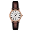 Tissot Carson Automatic Leather Strap Watch, 30mm In Gold