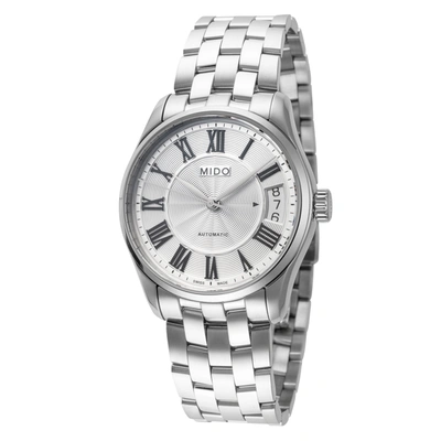 Mido Women's Belluna Ii 33mm Automatic Watch In Silver