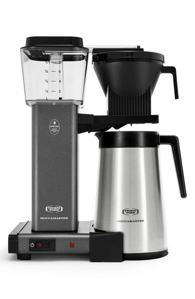 Moccamaster Kbgt Coffee Maker In Stone Grey