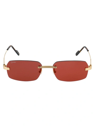 Cartier Ct0271s Sunglasses In Brown