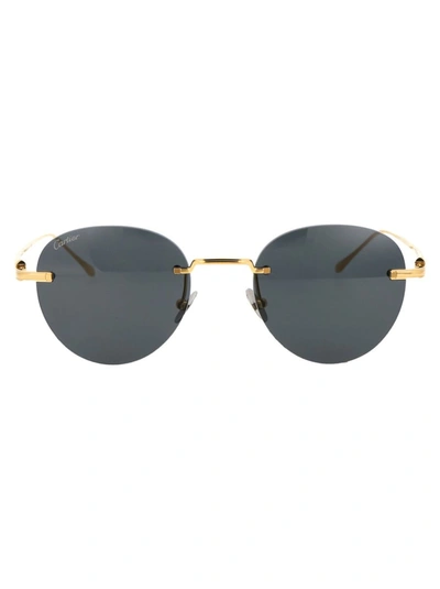 Cartier Ct0331s Sunglasses In Gold