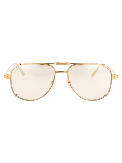 Cartier Ct0352s Sunglasses In Neutrals