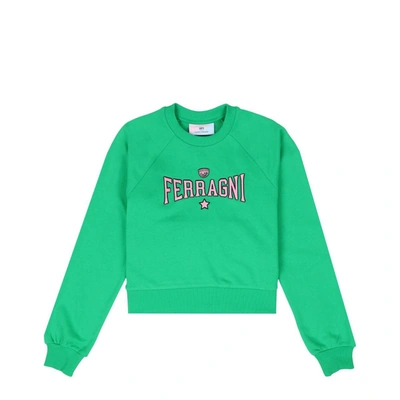 Chiara Ferragni Sweatshirt  Woman Color Green