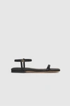 ANINE BING ANINE BING INVISIBLE FLAT SANDALS IN BLACK