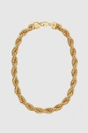 ANINE BING ANINE BING TWIST ROPE NECKLACE IN GOLD
