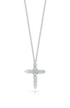 dressing gownRTO COIN TINY TREASURES DIAMOND CROSS PENDANT NECKLACE