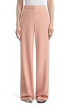 Lafayette 148 Sullivan Silk Stretch Crepe De Chine Pants In Coral Haze