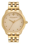 Olivia Burton Women's Celestial Starlight Ion Plated Gold-tone Steel Watch 36mm In Gold