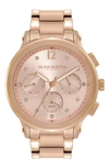 Olivia Burton Women's Sports Luxe Ion Plated Carnation Gold-tone Steel Watch 38mm In Rose Gold/ Gold