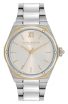 Olivia Burton Women's Hexa Silver-tone Stainless Steel Watch 33mm In Silver