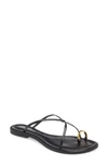 Jeffrey Campbell Pacifico Sandal In Black Suede Gold