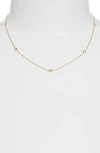 ROBERTO COIN DIAMOND STATION NECKLACE