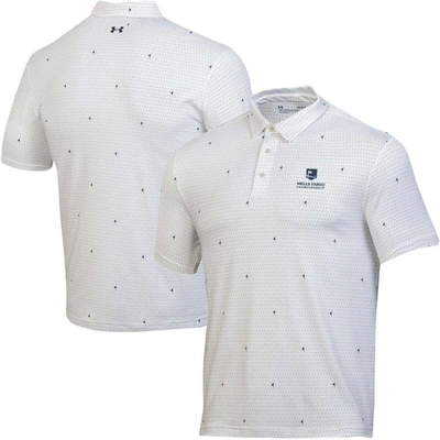 UNDER ARMOUR UNDER ARMOUR WHITE WELLS FARGO CHAMPIONSHIP PLAYOFF PIN FLAG POLO