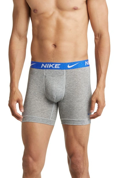 Nike Men's Dri-fit Reluxe Boxer Briefs (2-pack) In Blue