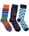UNSIMPLY STITCHED SET OF 3 CREW SOCK