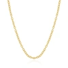 THE LOVERY TEXTURED LINK CHAIN NECKLACE