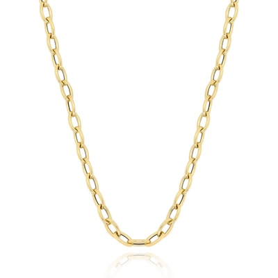 The Lovery Oval Link Chain Necklace In Gold