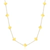 THE LOVERY MINI GOLD CLOVER NECKLACE