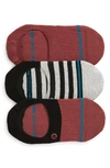 STANCE ABSOLUTE ASSORTED 3-PACK NO-SHOW SOCKS