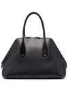 THE ROW 'DEVON' BLACK HANDBAG WITH ZIP FASTENING IN SMOOTH LEATHER WOMAN