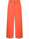 Erika Cavallini Alba Cotton Trousers In Red
