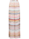 Missoni Zigzag Wide-leg Trousers In Multicolour