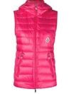 Moncler Down Jacket In Fuschia