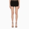 Monot Low-rise Tube Miniskirt In Black