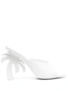 Palm Angels Palm Beach Mule In White