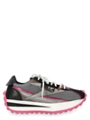 Stella Mccartney Woman Sneakers Black Size 9 Textile Fibers In Multicolor