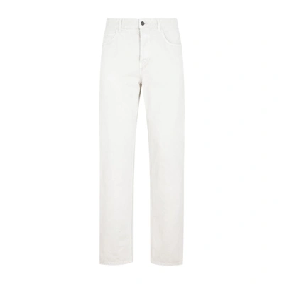 The Row Beige Carlisle Jeans In White