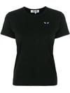 Comme Des Garçons Play Heart Logo T-shirt In Black