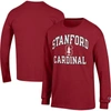 Champion Cardinal Stanford Cardinal High Motor Long Sleeve T-shirt In Cardinal