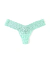 HANKY PANKY SIGNATURE LACE LOW RISE THONG MINT SPRIG GREEN