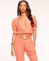 RAMY BROOK TRACEY PUFF SLEEVE JUMPSUIT