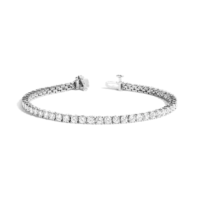 Aurate New York Classic Diamond Tennis Bracelet - 5ct In Rose