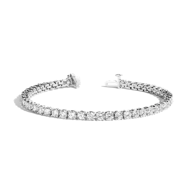 Aurate New York Classic Lab Grown Diamond Tennis Bracelet - 7ct In Rose