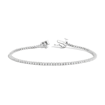 Aurate New York Classic Lab Grown Diamond Tennis Bracelet In Yellow