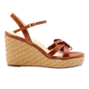 Sarah Flint Mirjana Wedge 80 In Brown