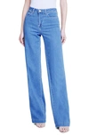 L AGENCE CLAYTON WIDE LEG JEANS