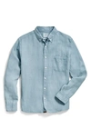 BILLY REID TUSCUMBIA STANDARD FIT LINEN BUTTON-DOWN SHIRT