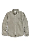 BILLY REID TUSCUMBIA STANDARD FIT LINEN BUTTON-DOWN SHIRT