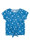 HARPER CANYON KIDS' TIE FRONT GRAPHIC TEE