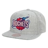 Mitchell & Ness Men's  Heather Gray Houston Rockets Hardwood Classics 2.0 Snapback Hat In Heather Gray
