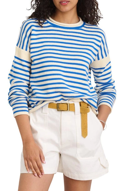 Alex Mill Mariner Stripe Sweater In Blue