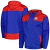 COLUMBIA COLUMBIA ROYAL PHILADELPHIA 76ERS BIG & TALL FLASH FORWARD CHALLENGER OMNI-SHADE FULL-ZIP HOODIE